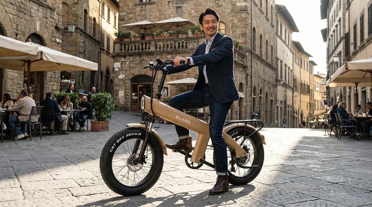 【New Means of Transportation】Limited to 10 Units! A power-assisted bicycle that can travel up to 85km with ultra-thick tires