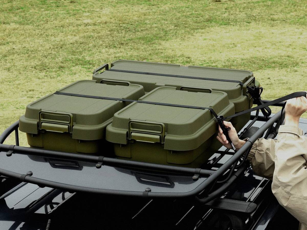 【Carried】Can be loaded onto the roof rack and transforms into a chair! Limited edition trunk cargo for Land Cruiser