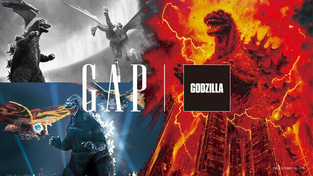 【GAP】Which nostalgic "Godzilla" is it? Japan limited sweatshirts, hoodies, T-shirts, and more