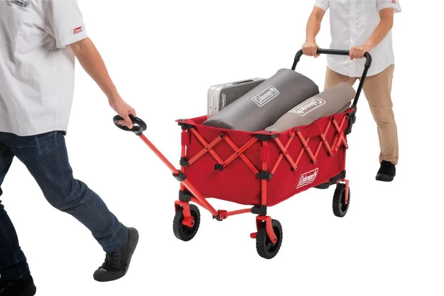 【Coleman】Update the classic "Outdoor Wagon"! Attach the table & push handle!