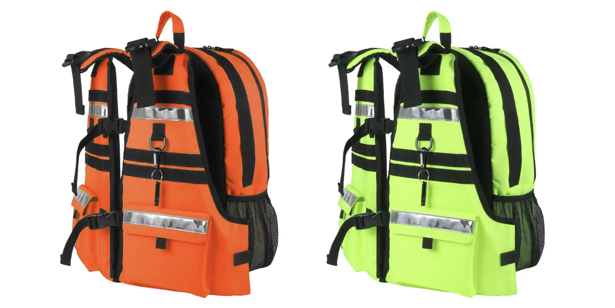 [Disaster Prevention] What if swept away by a muddy current? A life jacket integrated rucksack that prevents your face from sinking.