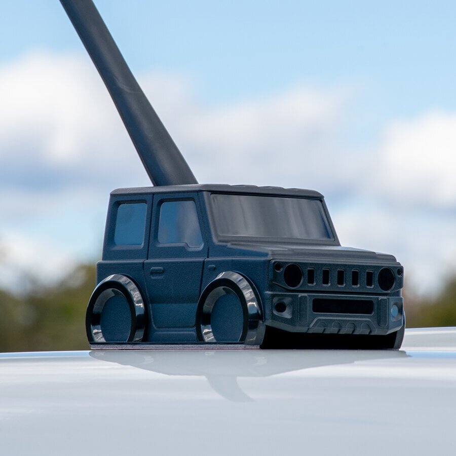 【Jimny Custom】Easy DIY simply by sticking with tape! Easily dress up the antenna area