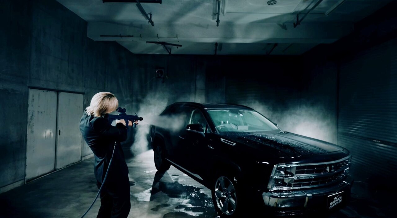 【Car Care】It pierces the male heart~! With the rifle-shaped high-pressure washer, feel like a sniper