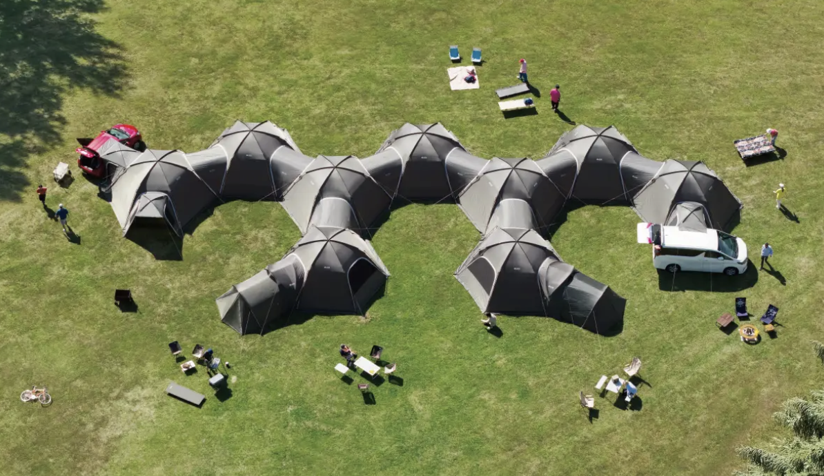 The 【Logos】 is now a cave!? Create "your own secret base" with a connected dome tent
