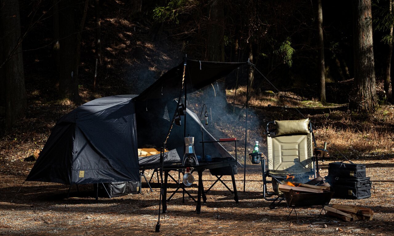 [Winter Camping] It's a new year, and I want to refresh my gear! Assob's first cot tent was excellent.
