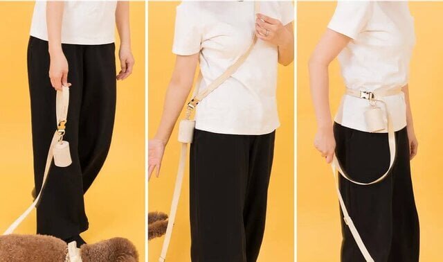 【愛犬と散歩】両手をあけて軽快に！体にやさしくフィットするハンズフリーリード