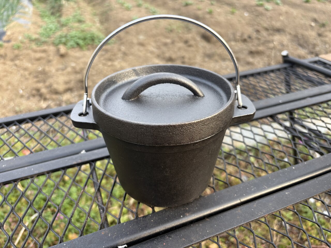 Daiso's small "Dutch Oven" is just to be thrown in! It was just right for ajillo