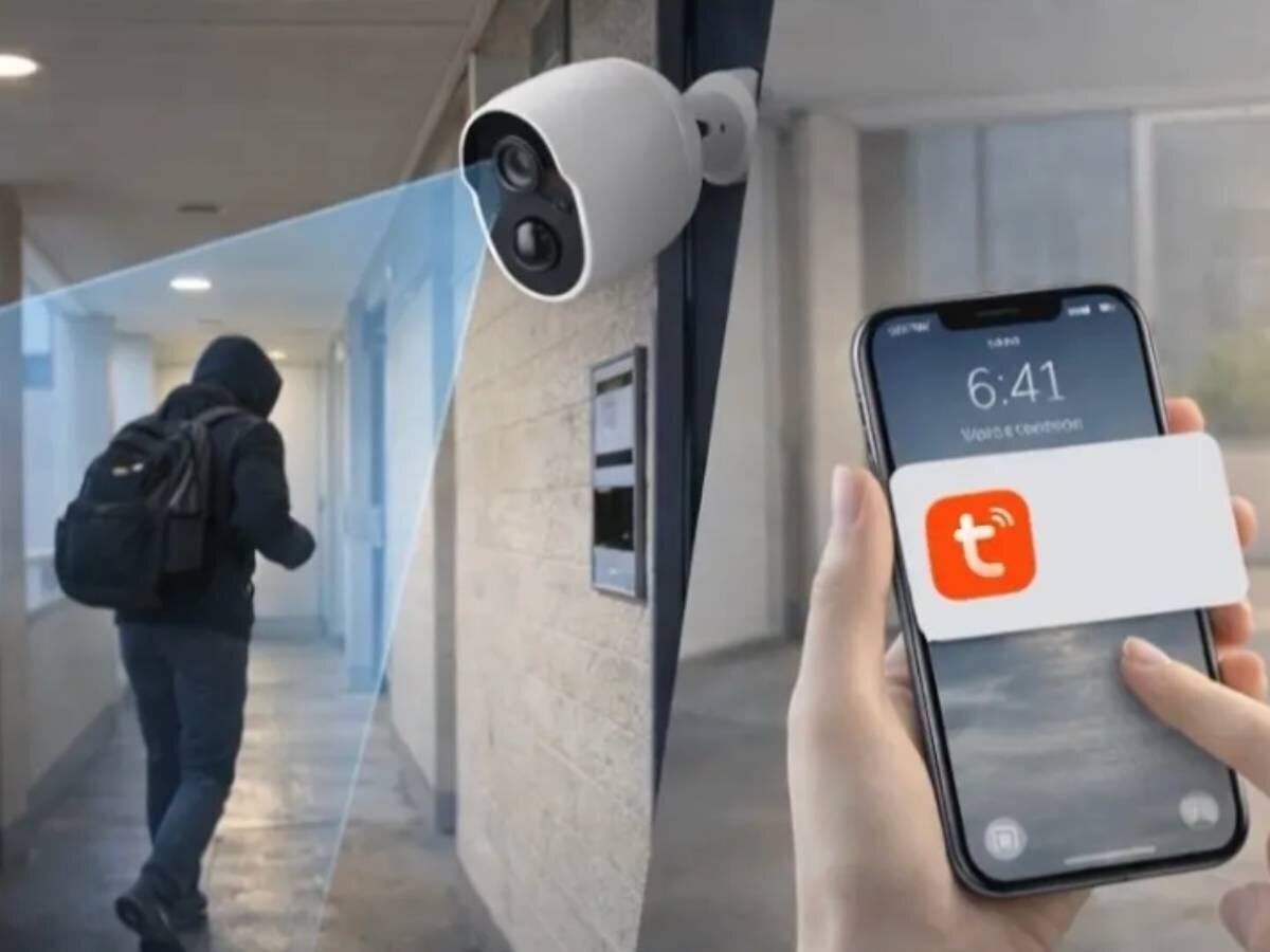【Home Security】Just stick it on and it's set up! Increase your sense of security with a call-enabled magnetic camera