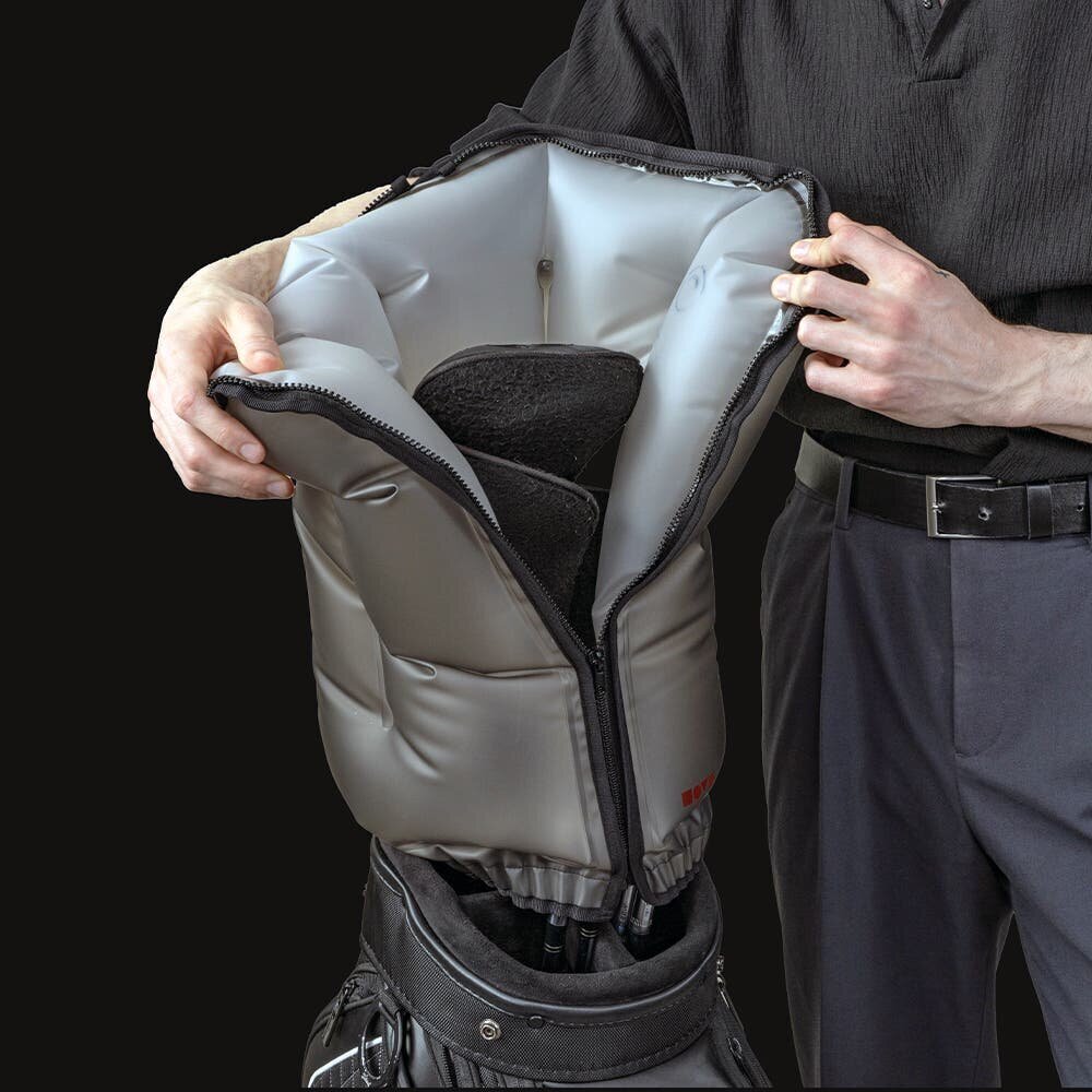 【Golf】Baggage check and delivery services are安心! With the air-cushioned club guard, you won't have to worry about damage anymore