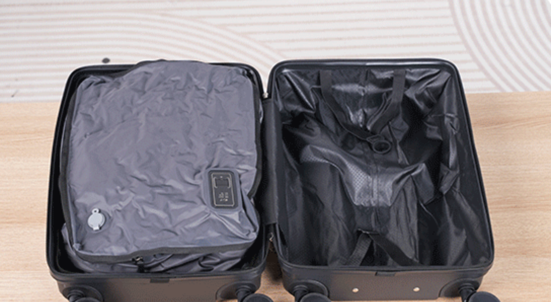 【Travel】80% space-saving!? With a power-free compression bag, you can carry it on board