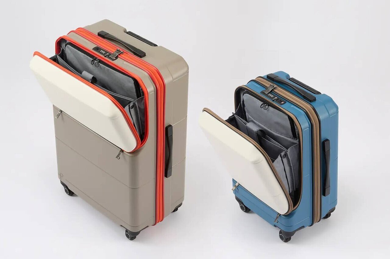 【Ace】Inspired by cross-country vehicles! A suitcase with a front pocket for a comfortable journey