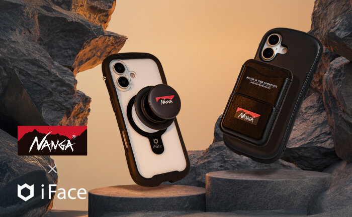 【iPhone】Nanga×iFace collaboration! A holder and card case that can be used in harsh environments