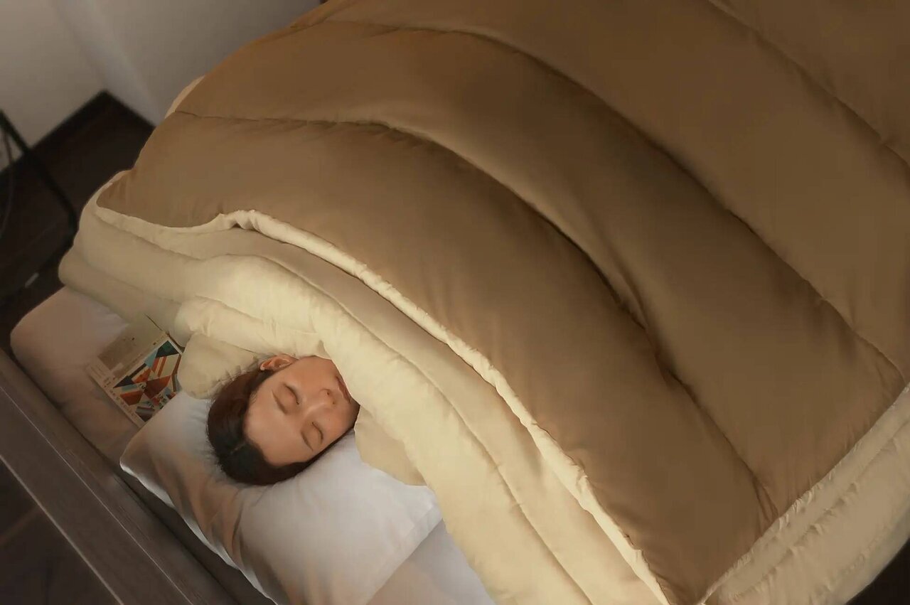 Sleeping bag level insulation power! An outdoor-inspired "non-wrapping" duvet keeps you cozy until morning without feeling cold