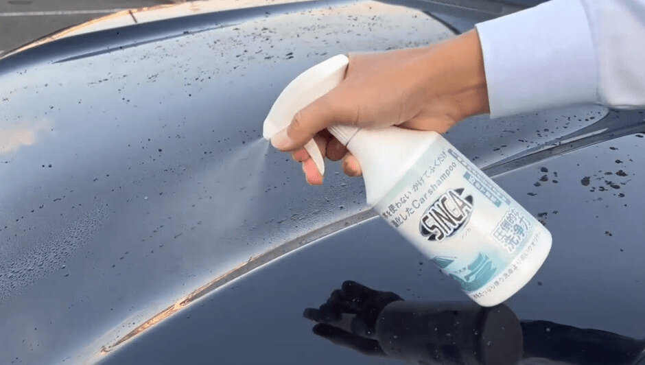 【Winter Car Wash】 Shine in 15 minutes without using water! The solvent exclusive to automobile dealers has impressive cleaning power