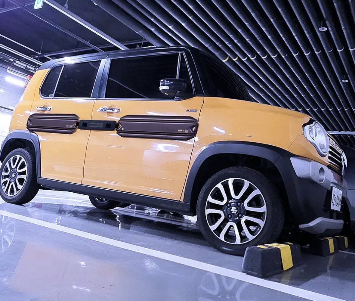 売却時の査定にも響くかも!? “ドアパンチガード”装着で狭い駐車場も怖くない