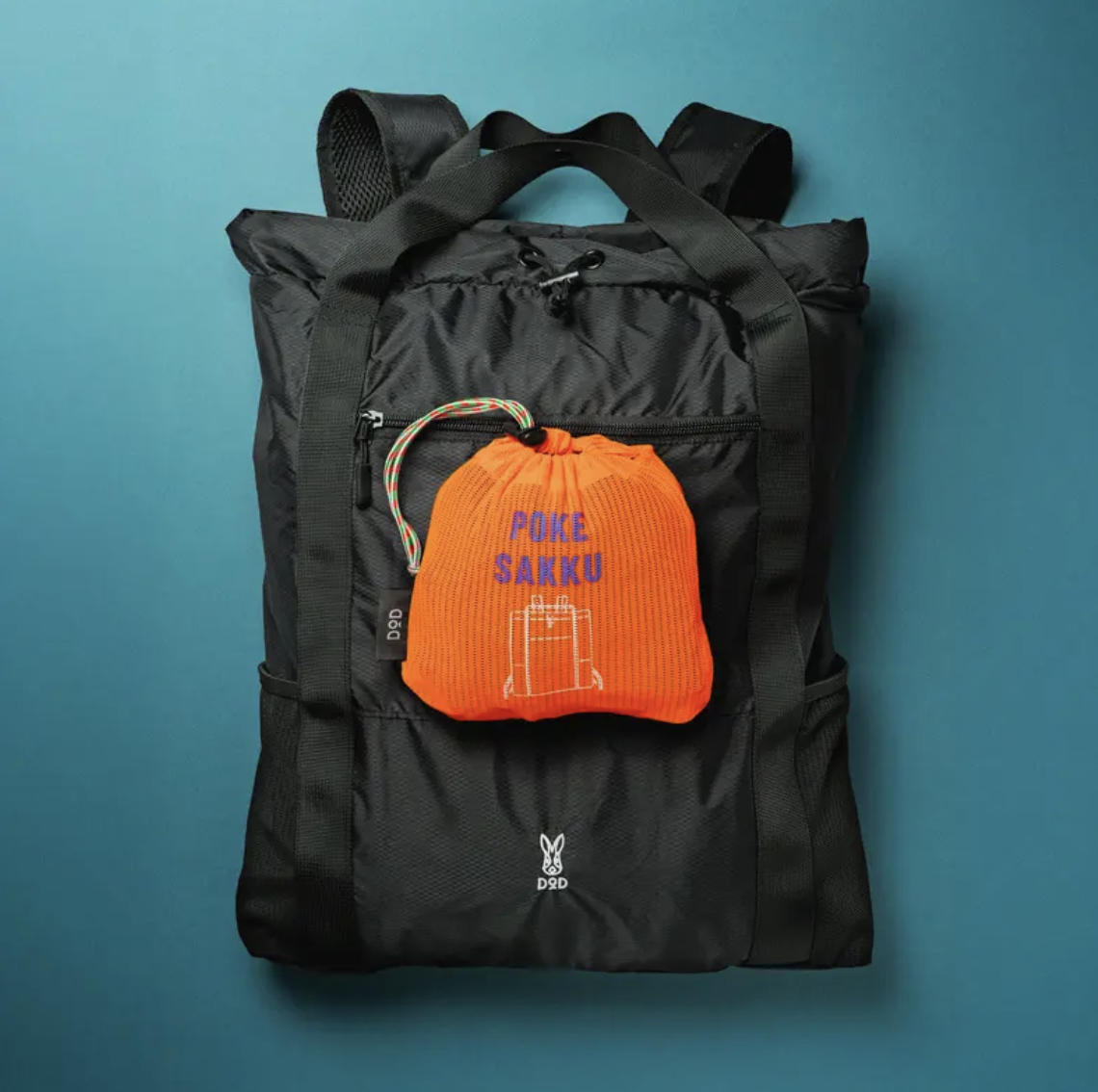 When unfolded, it becomes a backpack!? The "DOD style" packable items are surprisingly practical
