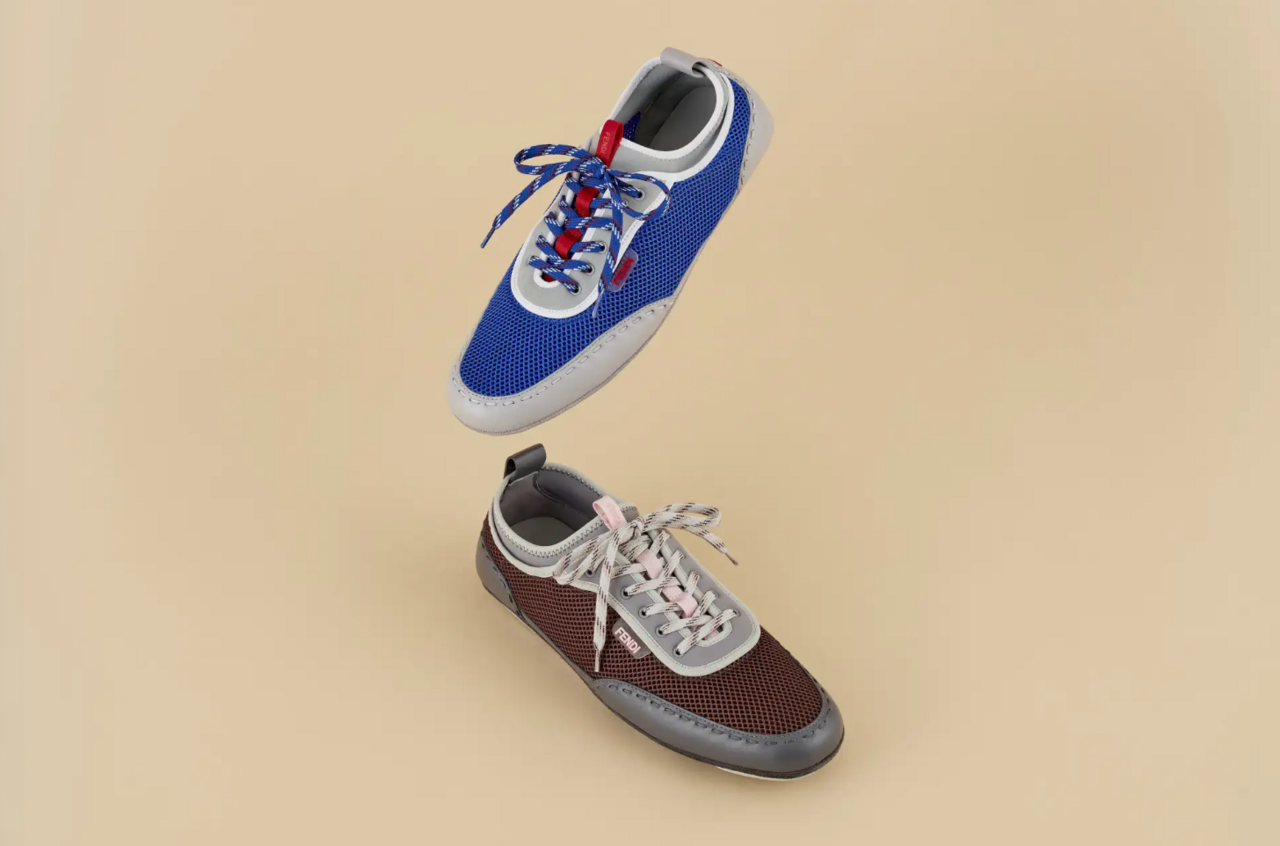 [Fendi] The top choice for spring♡ Walk lightly in “thin sole” sneakers with exquisite coloring