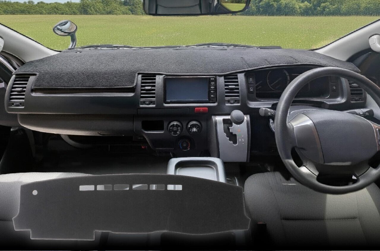 【Just "lay it" on the dashboard】No reflections and clear visibility! The extra thick mat also helps prevent scratches