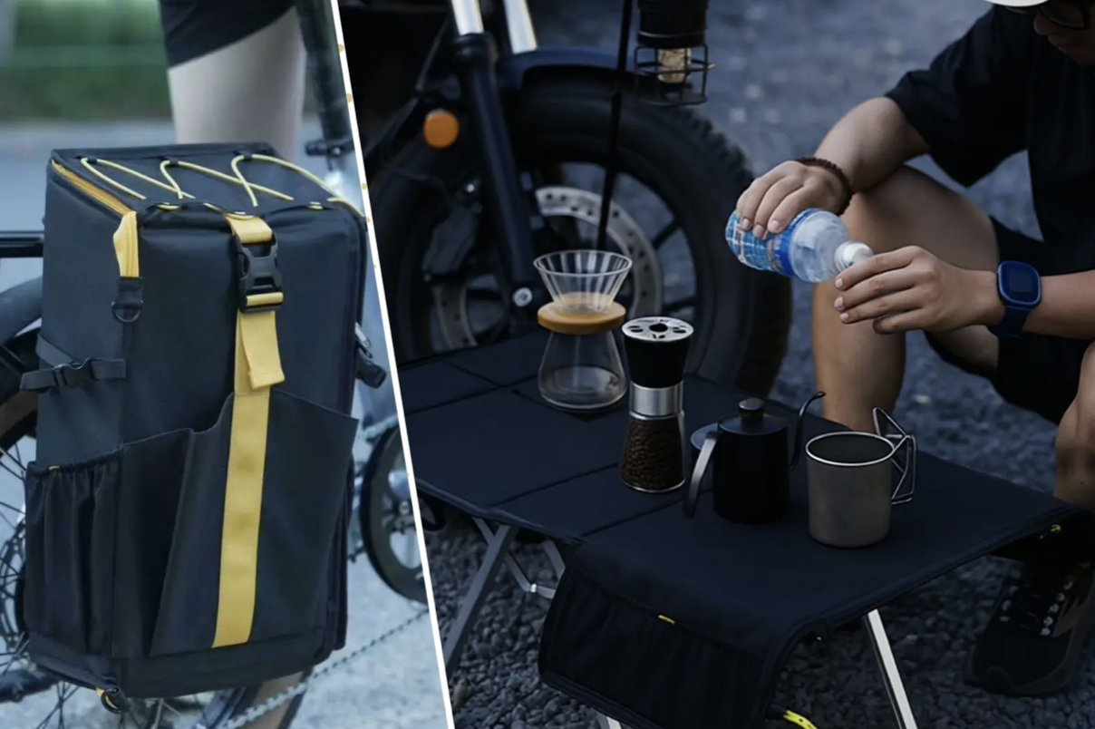 【Touring】 Can the bag turn into a table just like that!? The place you arrive at becomes a "resting spot"