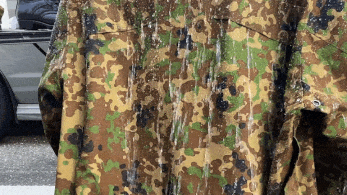 It's been a while since we've had rain & snow! Block water and dirt in advance with "military spec" water repellent spray