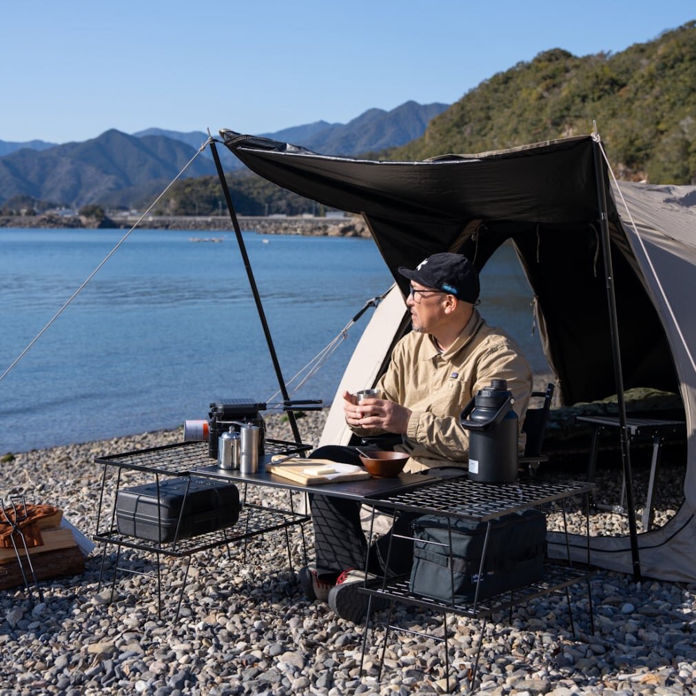 久しぶりにキャンプに行こうかな！設営＆撤収1分のヘキサ型シェードがちょうどいい