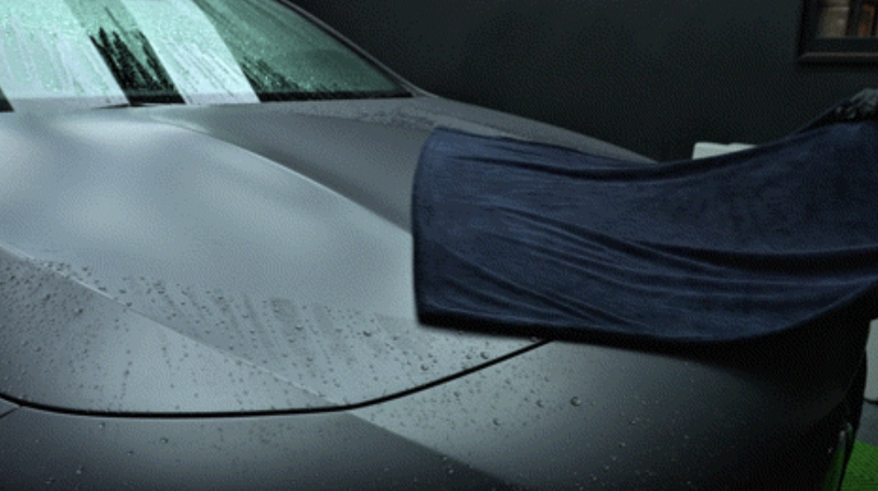 【Self Car Wash】 Amazed by zero wipe marks! The drying cloth that completely wipes large SUVs without wringing out.
