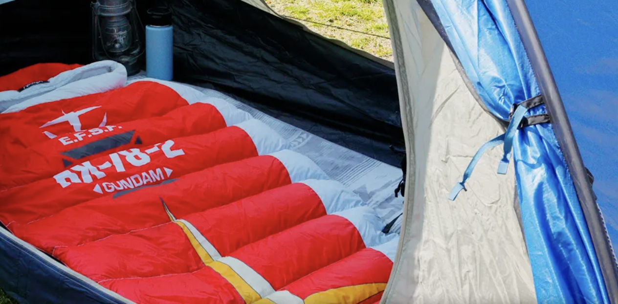 【Car Camping】NANGA sleeping bag collaborates with "Mobile Suit Gundam"! A color and design that fans will drool over