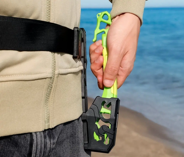 【Fishing】The fish grip's designated position has been decided! It won’t fall and won’t get dirty with the dedicated holster