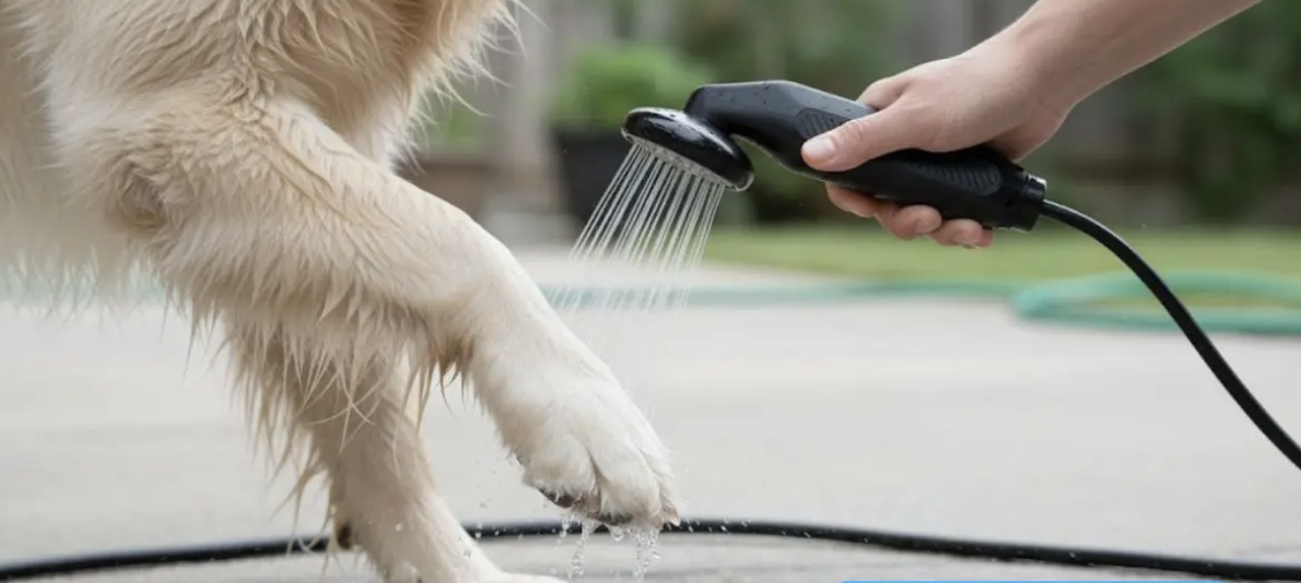 【Portable Shower】All you need is water! You can wash quickly without the need for power or a faucet