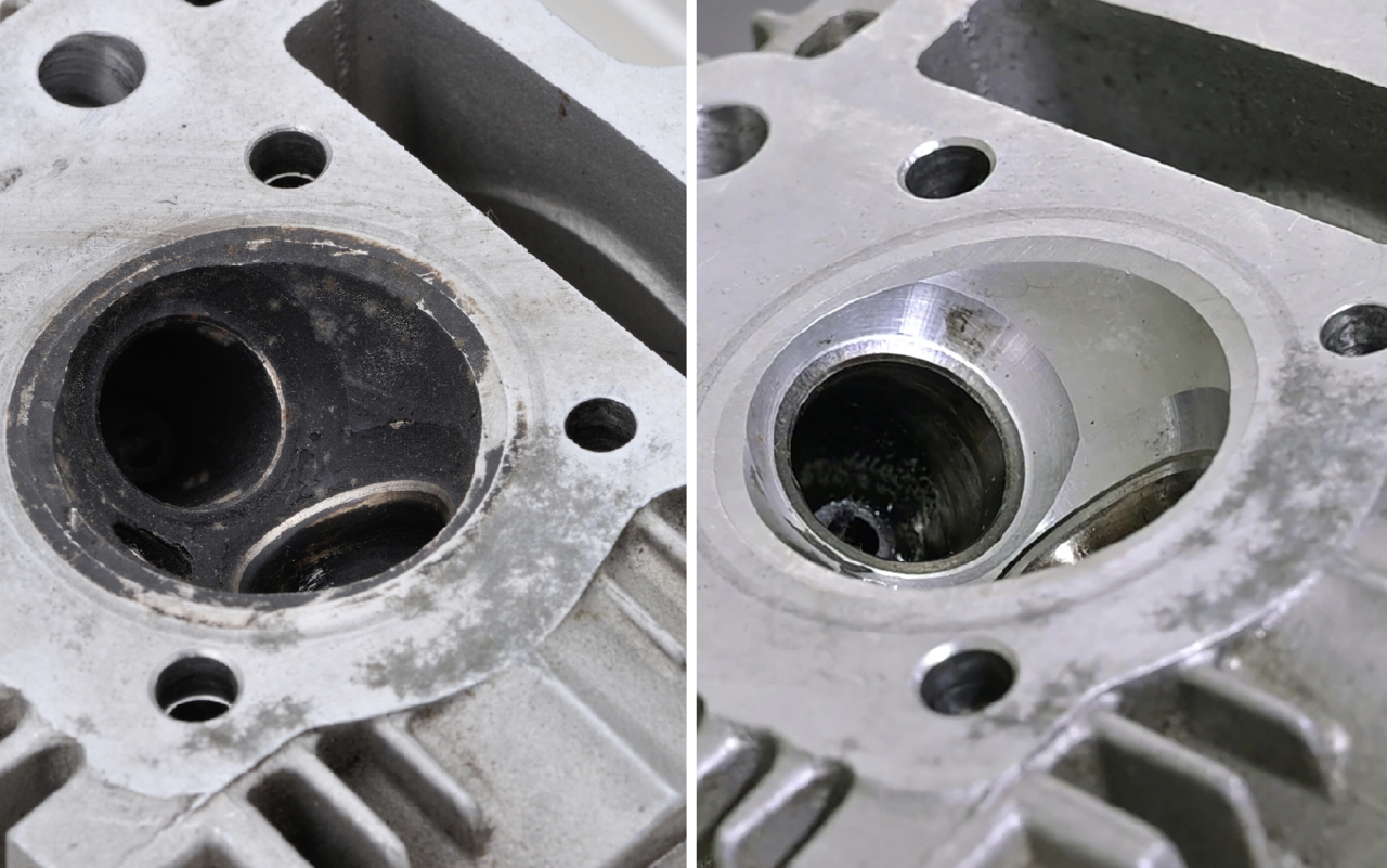 【バイクメンテ】カーボン・スラッジは溶かして落とす!エンジン&マフラーをラク掃除