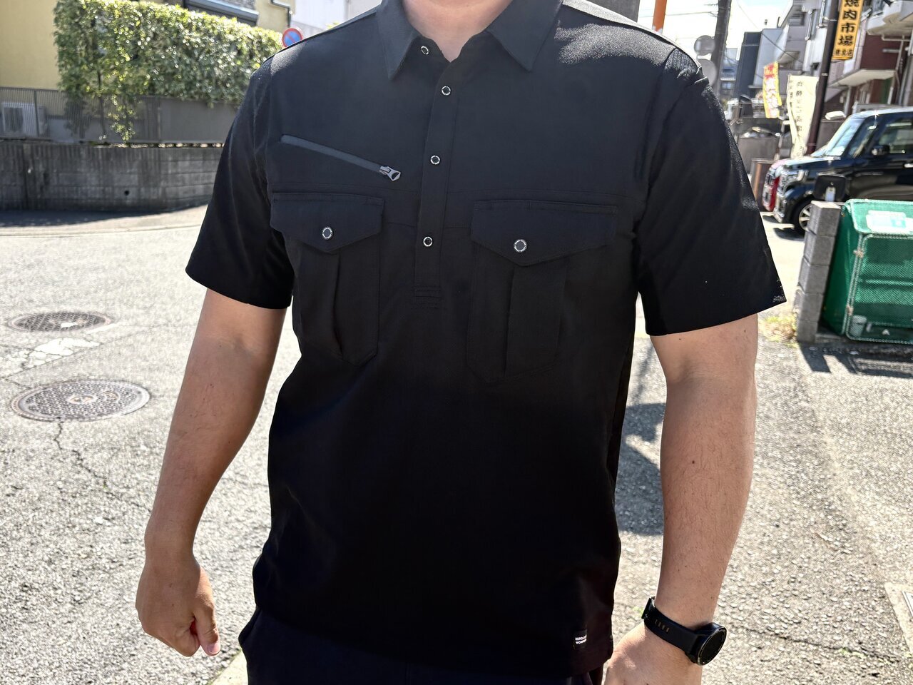 【Workman】Full of pockets! I tried on the Zero Stage Short Sleeve Work Shirt for a comfortable holiday
