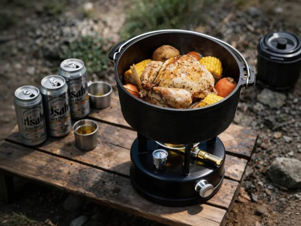 【Alcohol Stove】Master the fire magnificently! Equipped with a built-in pump, perfect for boiling water and cooking