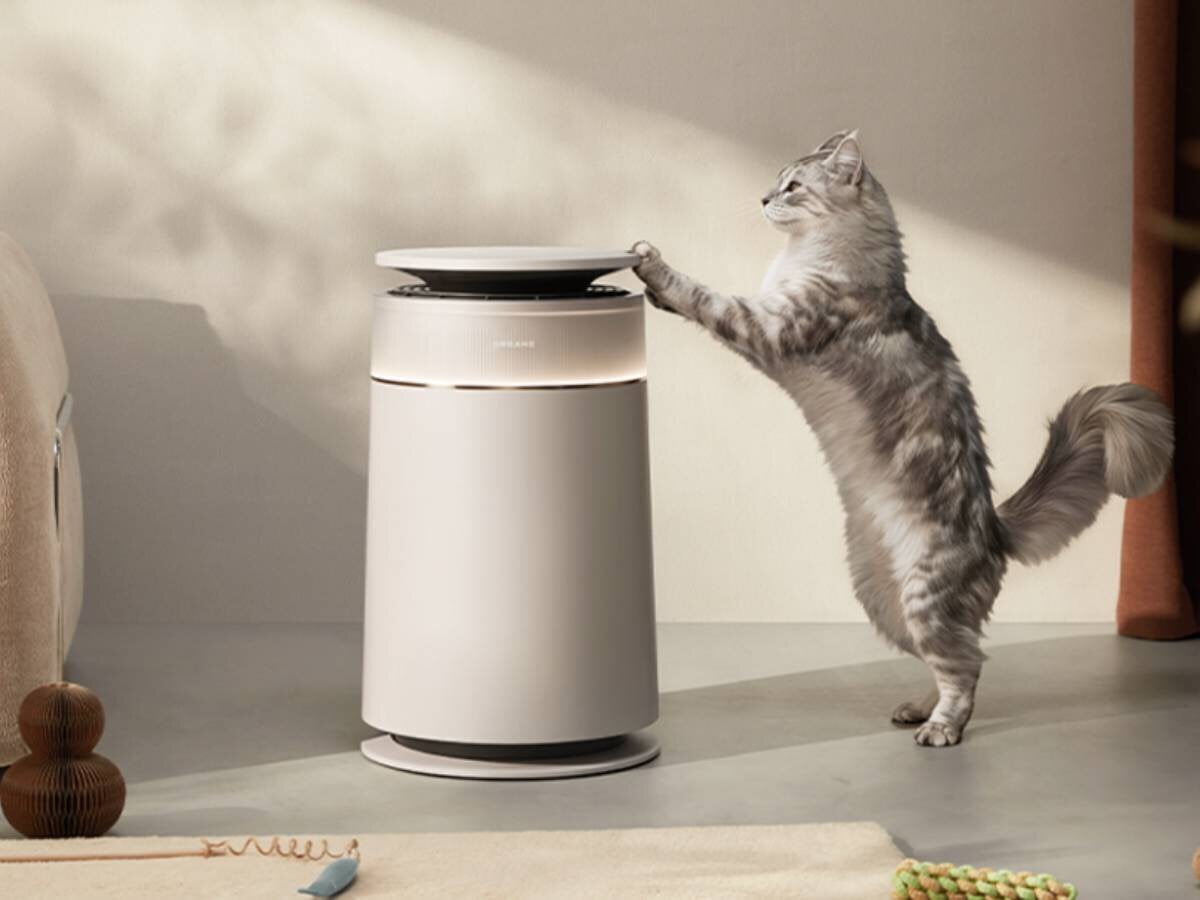 【Pet】Maintenance-Free! World’s First Air Purifier Equipped with Automatic Cleaning Function