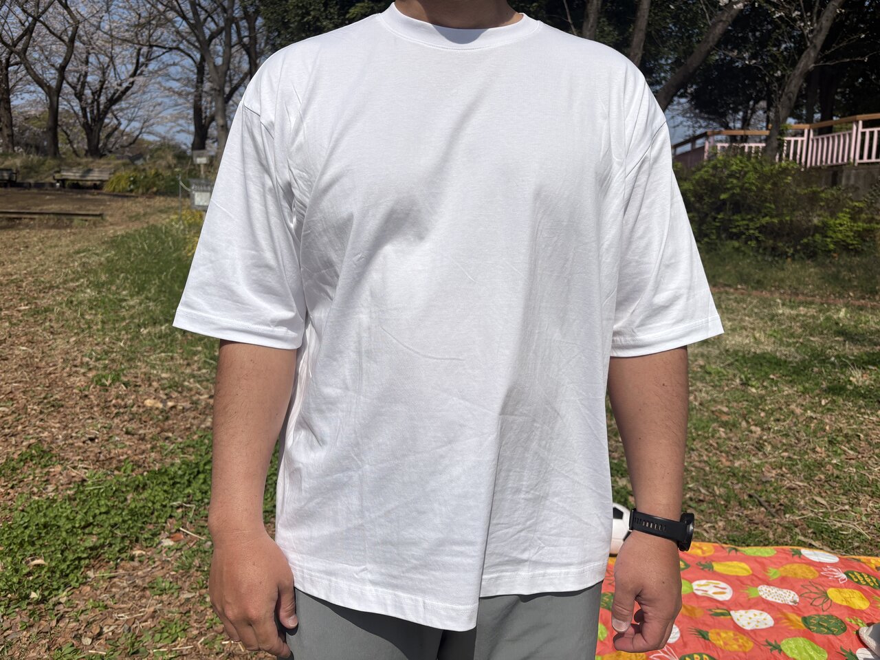 【機能Tシャツ】ワークマン「持続冷感-1℃コットン オーバーサイズ5分袖Tシャツ」で外遊びは変わるのか？