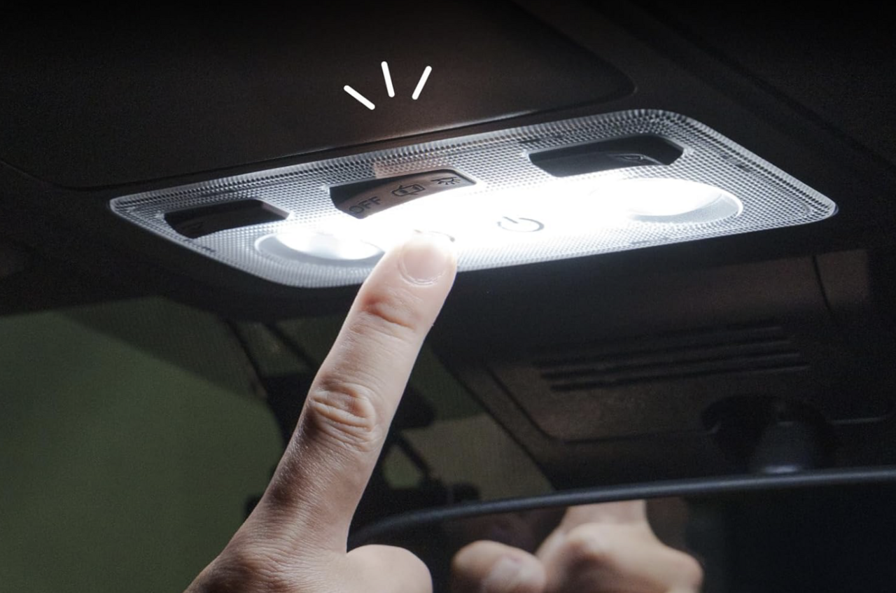 【DIY for Your Car】No tools needed for a quick switch! Brightness that surpasses the original with the dimmable LED room lamp