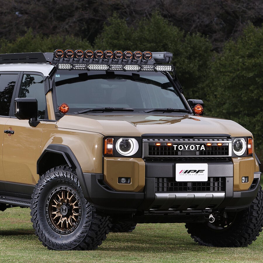 【Car Customization】Up to 10 connections! The multi-installation style of LED off-road lamps looks cool