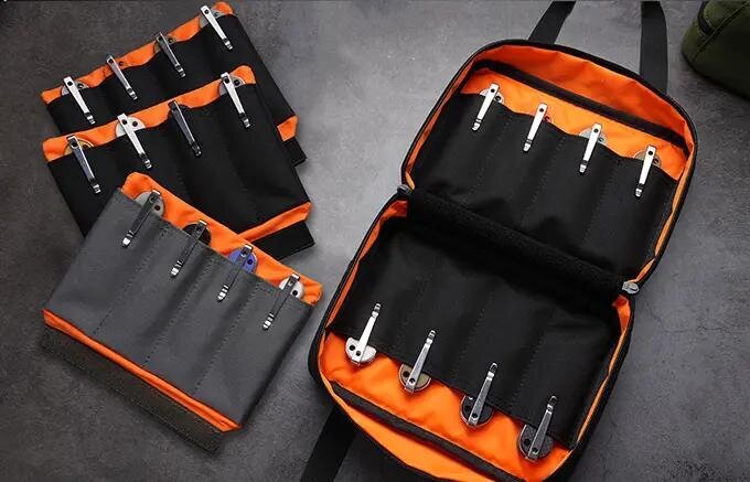 【Convenience】A tool encyclopedia just for you! No more clutter with the detachable panel-mounted EDC storage bag