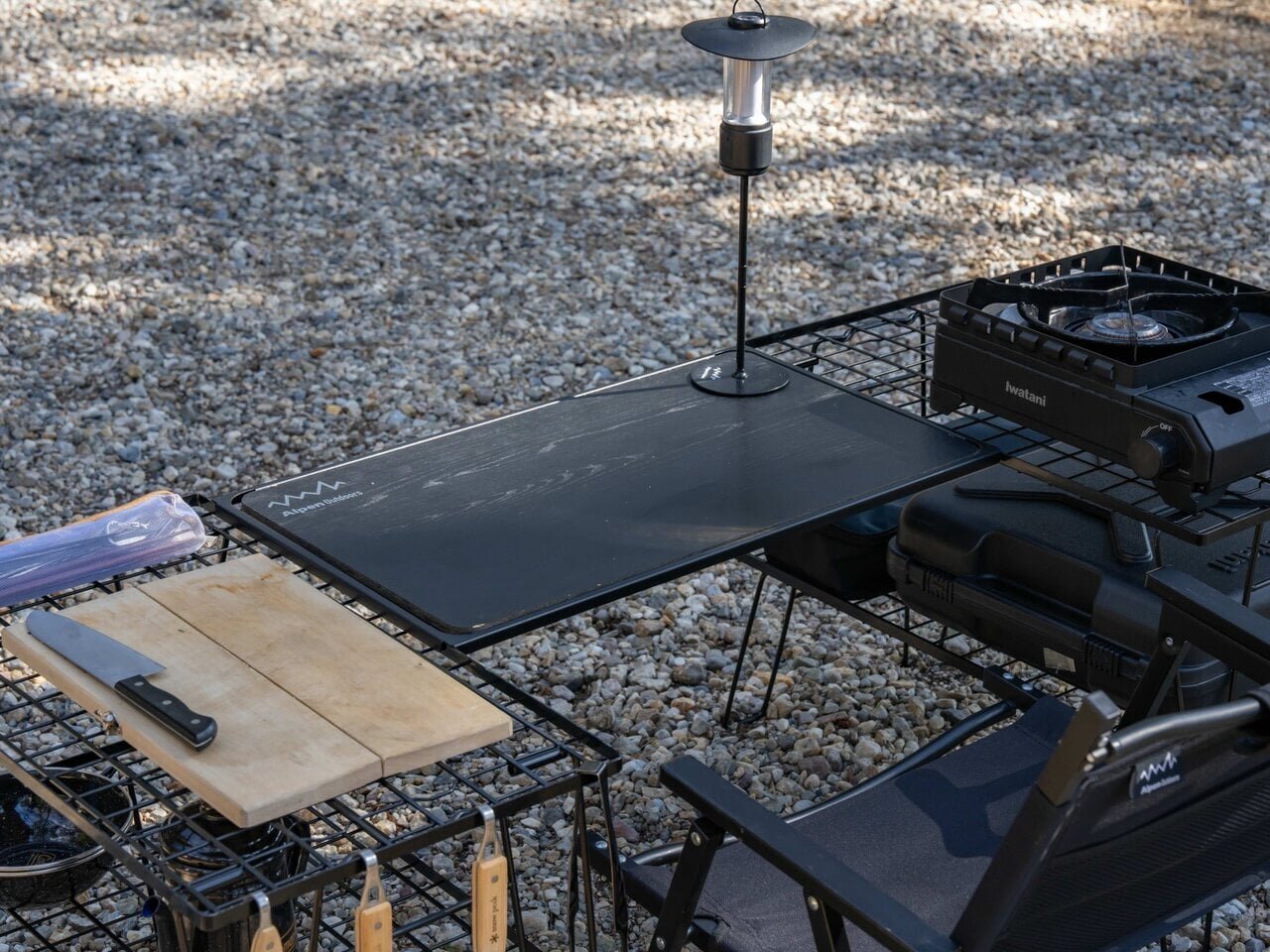 【Spring Camping】Expand & connect for a spacious area! Customize the aluminum unit table freely