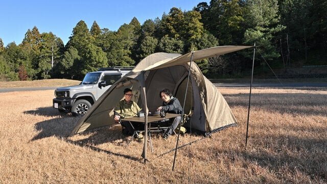[Auto Camping] Easily loaded into compact cars! The Daytona "MAEHIRO DOME" has been made more spacious