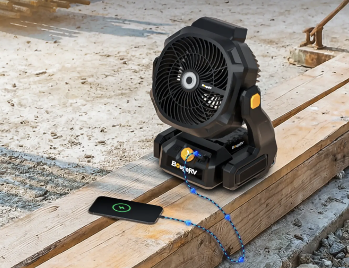 ゴールデンウィークは「気温は高め」予想！パワフル風の充電式扇風機があれば涼しいぞ