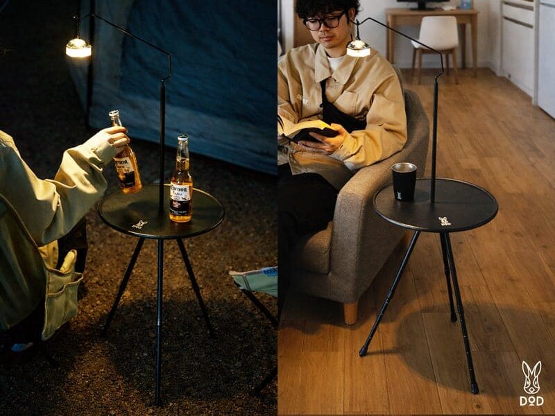 【名品】自宅とキャンプ場をシームレスに繋ぐ！四六時中使いたい昇降式サイドテーブル
