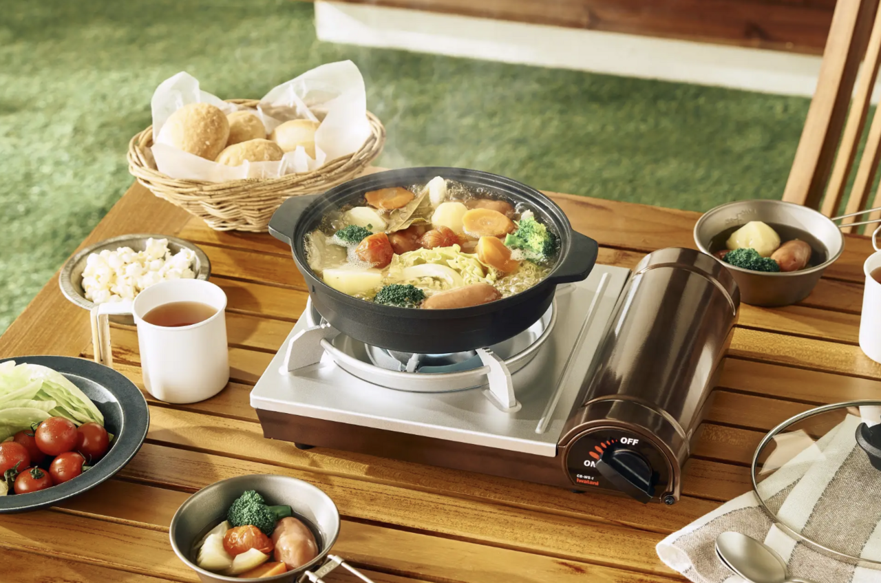 【岩谷産業】強風でも高火力は譲らない！“風防”カセットこんろでアウトドア飯を愉しむ