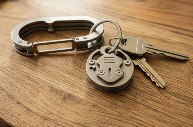 【Travel Security】 No keys or passwords needed! Attach the ultra-lightweight "21g" titanium mechanical lock.