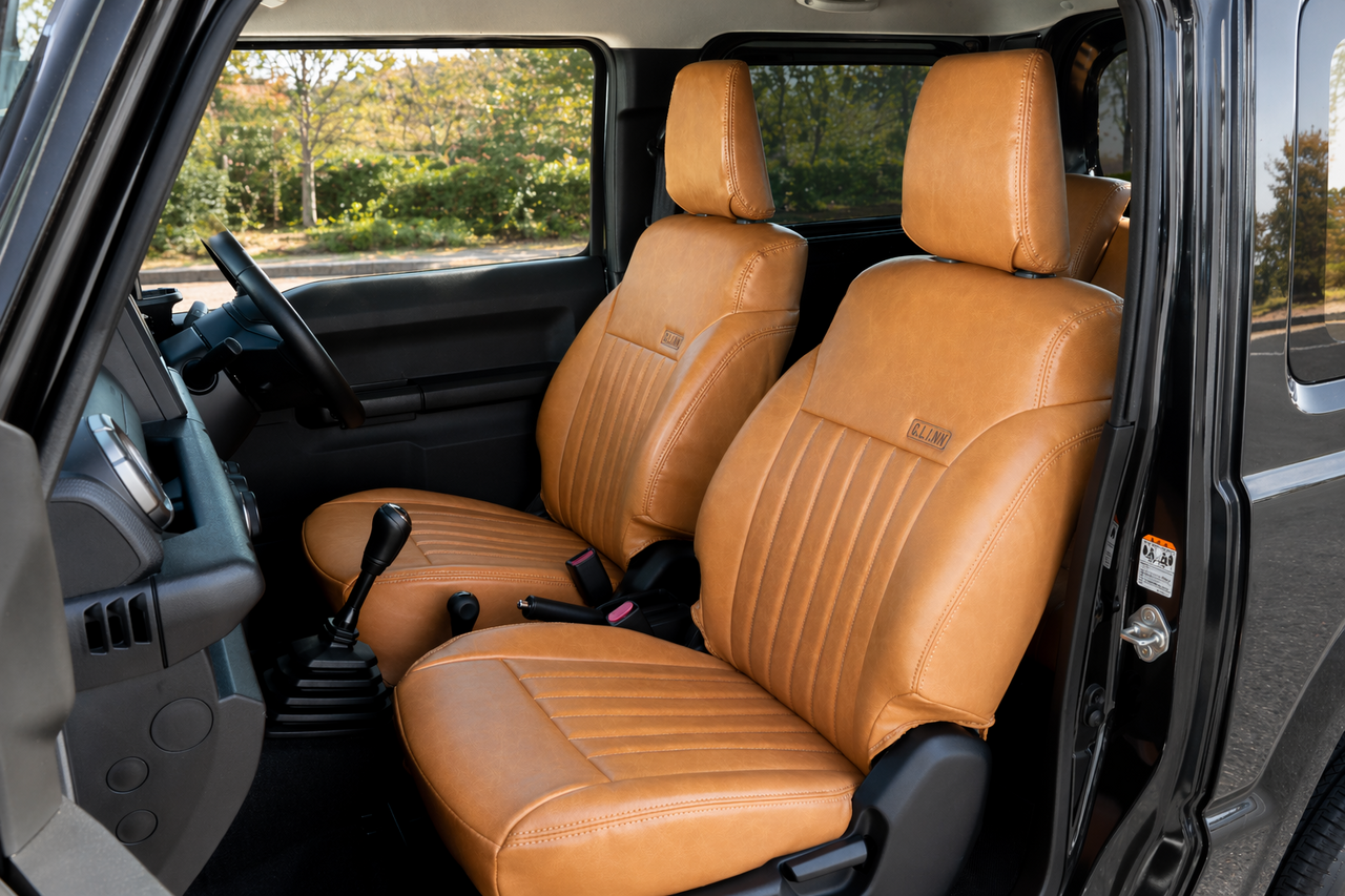 【Jimny】Transform your interior without any tools! Vintage-style seat covers that blend in like original ones