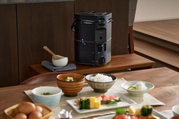 [Iwatani Corporation] Cooked with cassette gas! The direct fire rice cooker that can be used outdoors is too delicious