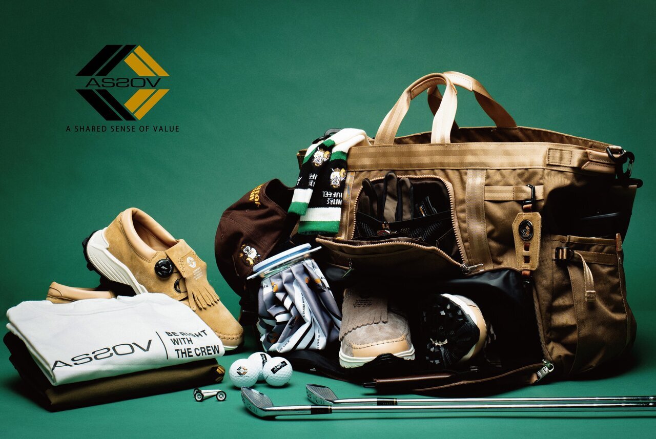 【Golf】Ball storage and waterproof shoe pockets too! Assob's new wear & accessories are too functional