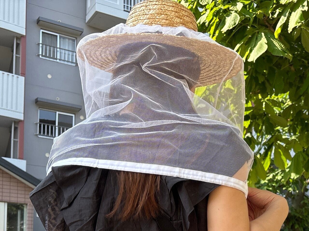 【Insect Control】 Worrying about those that come around the face!? The concentration and sense of security gained from the “insect-repellent net.”