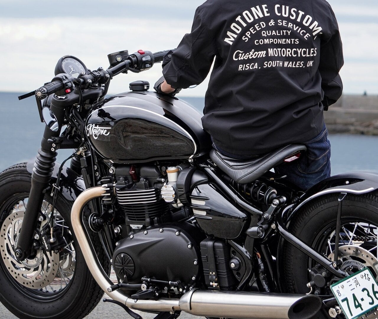 【Touring】Waterproof nylon fabric makes it easy to handle the rainy season! A biker jacket that can also be worn as casual wear