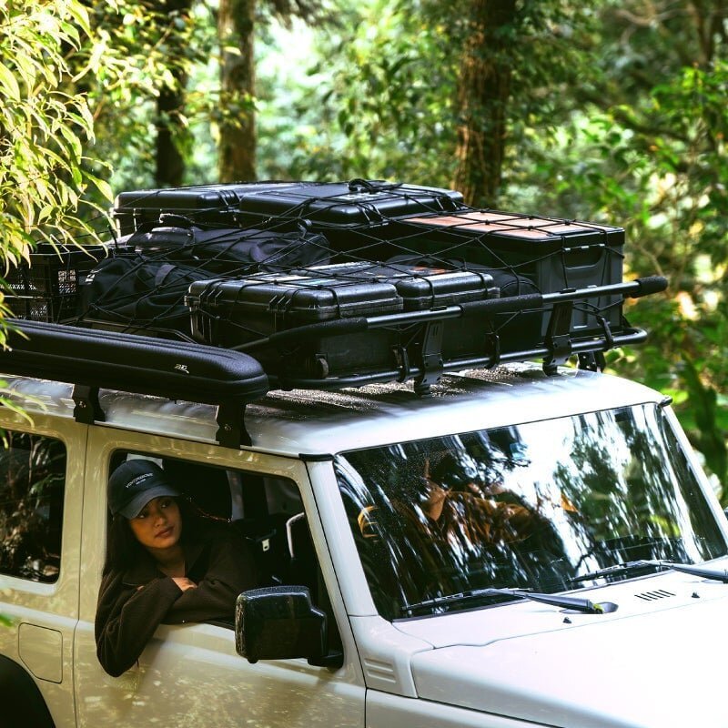 [Vehicle Mounted] Transforms from Flat ↔︎ Basket! The 3D Roof Rack Makes "Wanting to Load More" a Reality