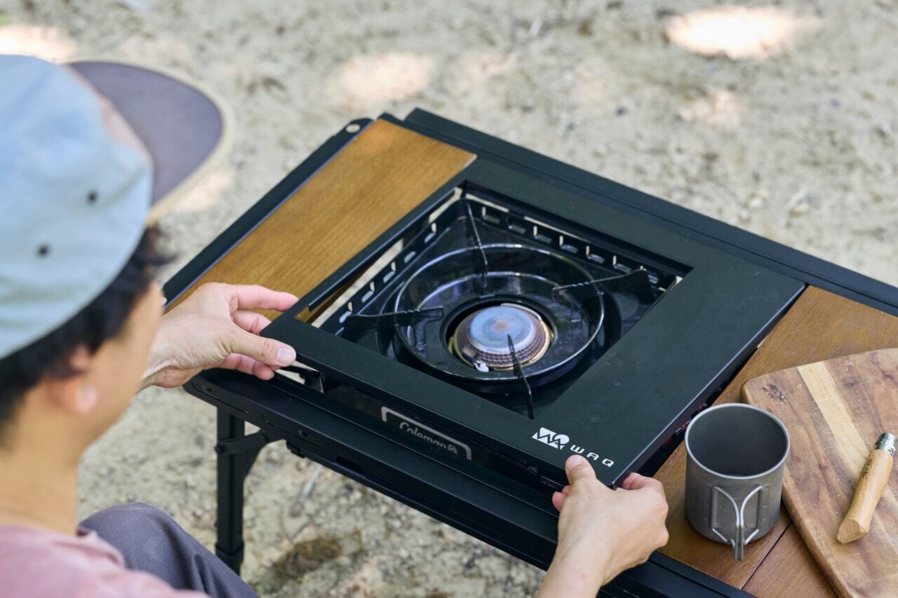 【Camping Food】Store your cassette stove! A burner base compatible with IGT standards expands your placement options